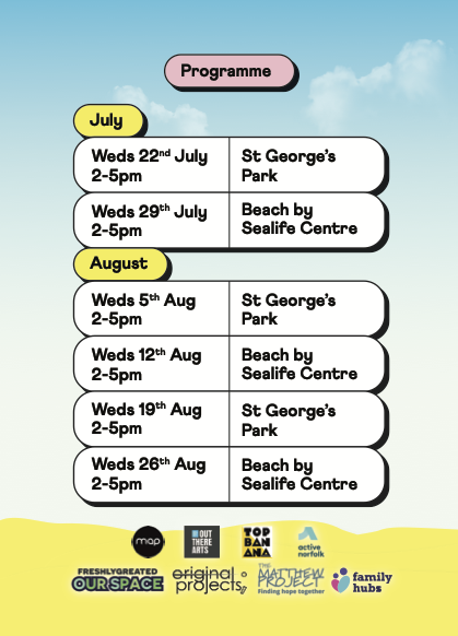 Great Yarmouth Summer Activities Poster