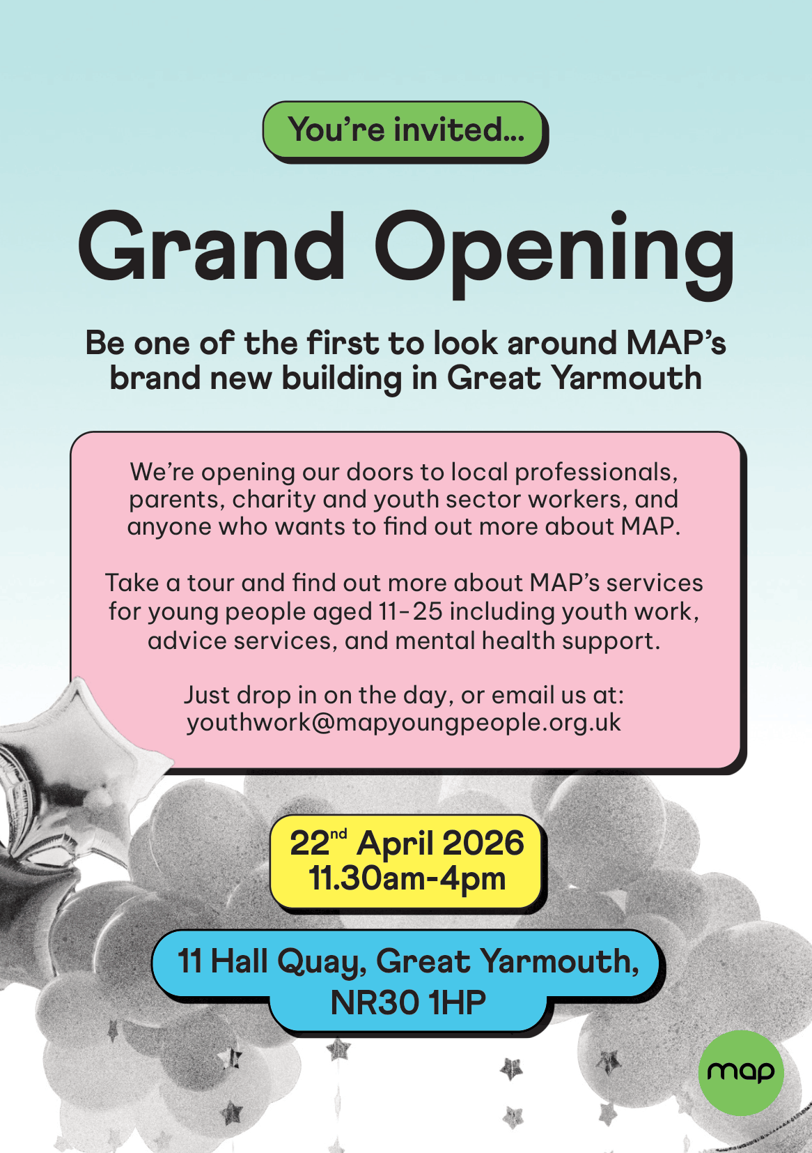 Grand opening invitation