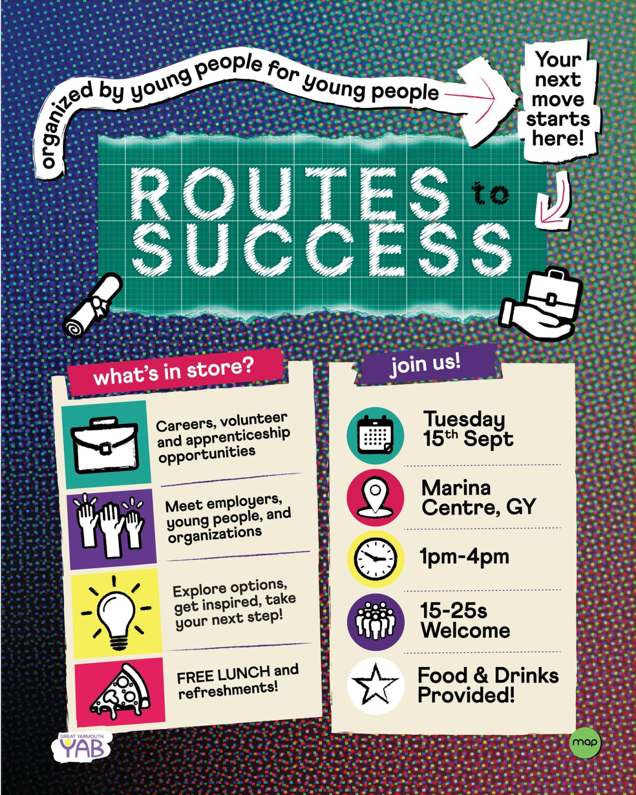 Routes to success poster