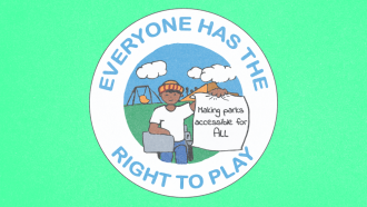 Everyone Has The Right To Play logo