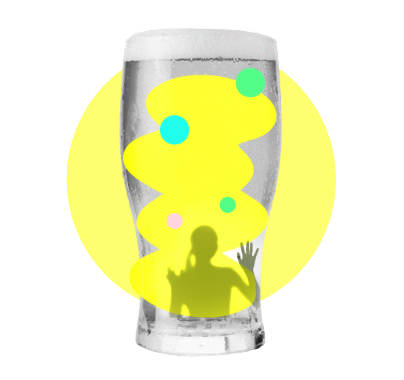 Drugs and alcohol illustration