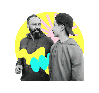 icon with man