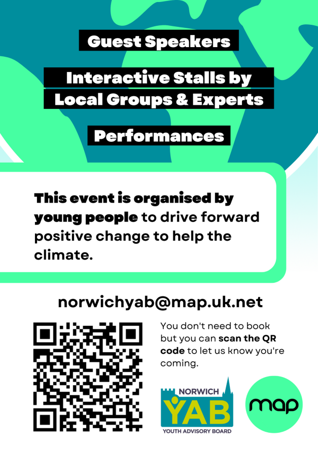 Side two of event leaflet. All plain text included in blog