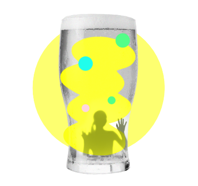 Drugs and alcohol illustration