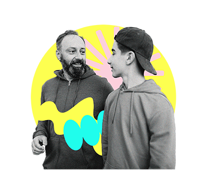 icon with man